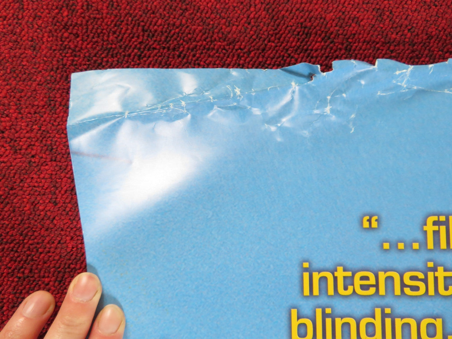 I'M NOT SCARED UK QUAD (30"x 40") ROLLED POSTER AITANA SANCHEZ GI - JON DINO 2003 Rendezvous Cinema Movie posters