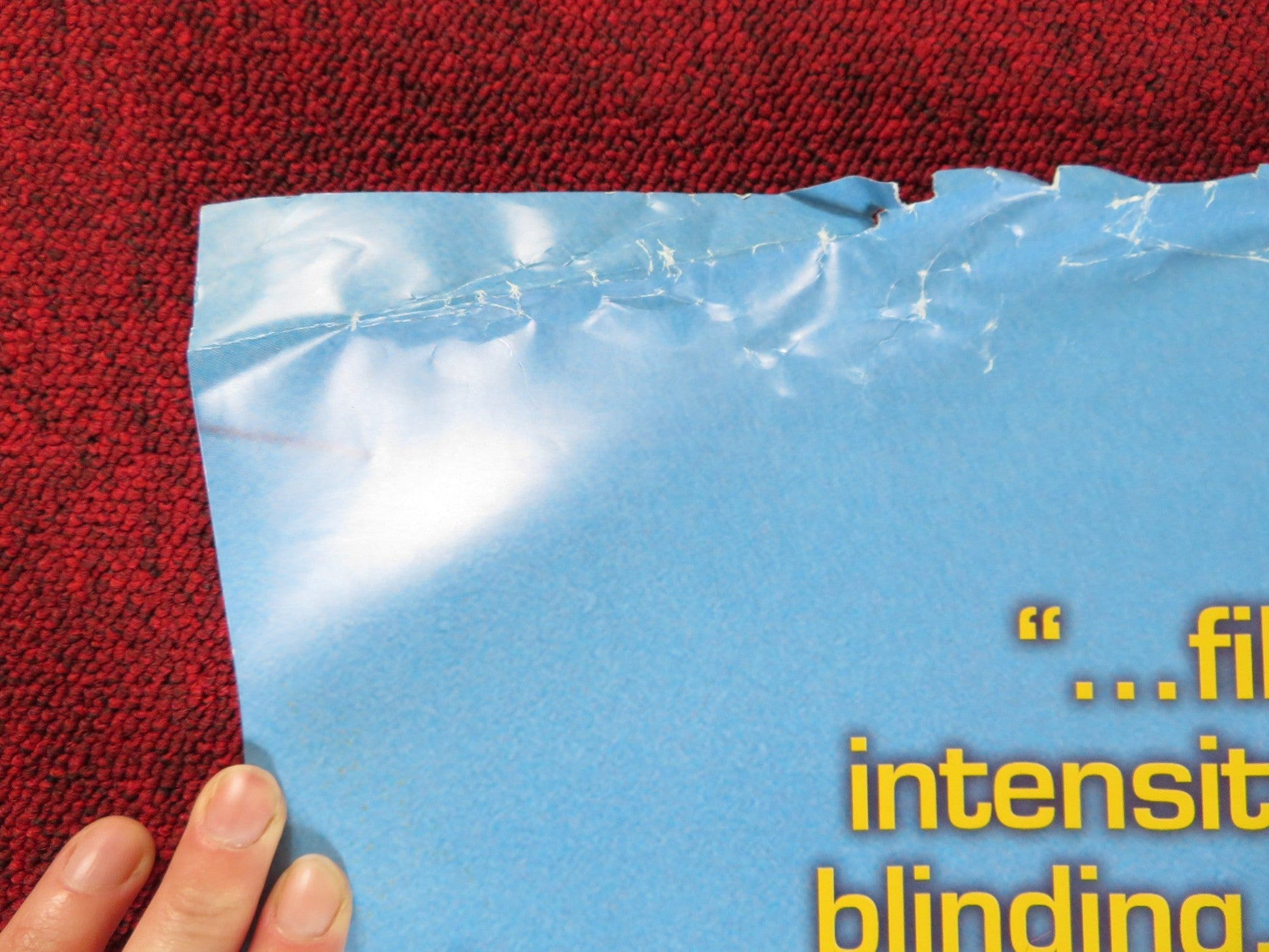 I'M NOT SCARED UK QUAD (30"x 40") ROLLED POSTER AITANA SANCHEZ GI - JON DINO 2003 Rendezvous Cinema Movie posters