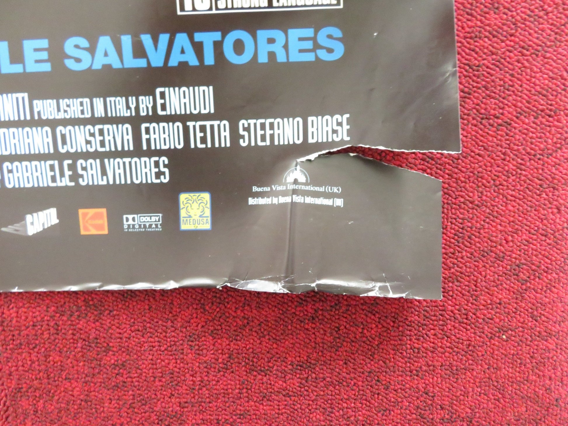 I'M NOT SCARED UK QUAD (30"x 40") ROLLED POSTER AITANA SANCHEZ GI - JON DINO 2003 Rendezvous Cinema Movie posters