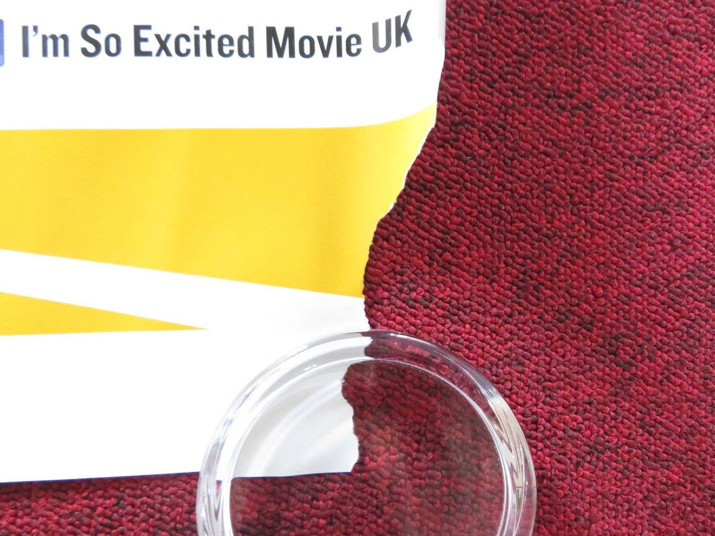 I'M SO EXCITED! UK QUAD (30"x 40") ROLLED POSTER ANTONIO BANDERAS P. CRUZ 2013 Rendezvous Cinema Movie posters