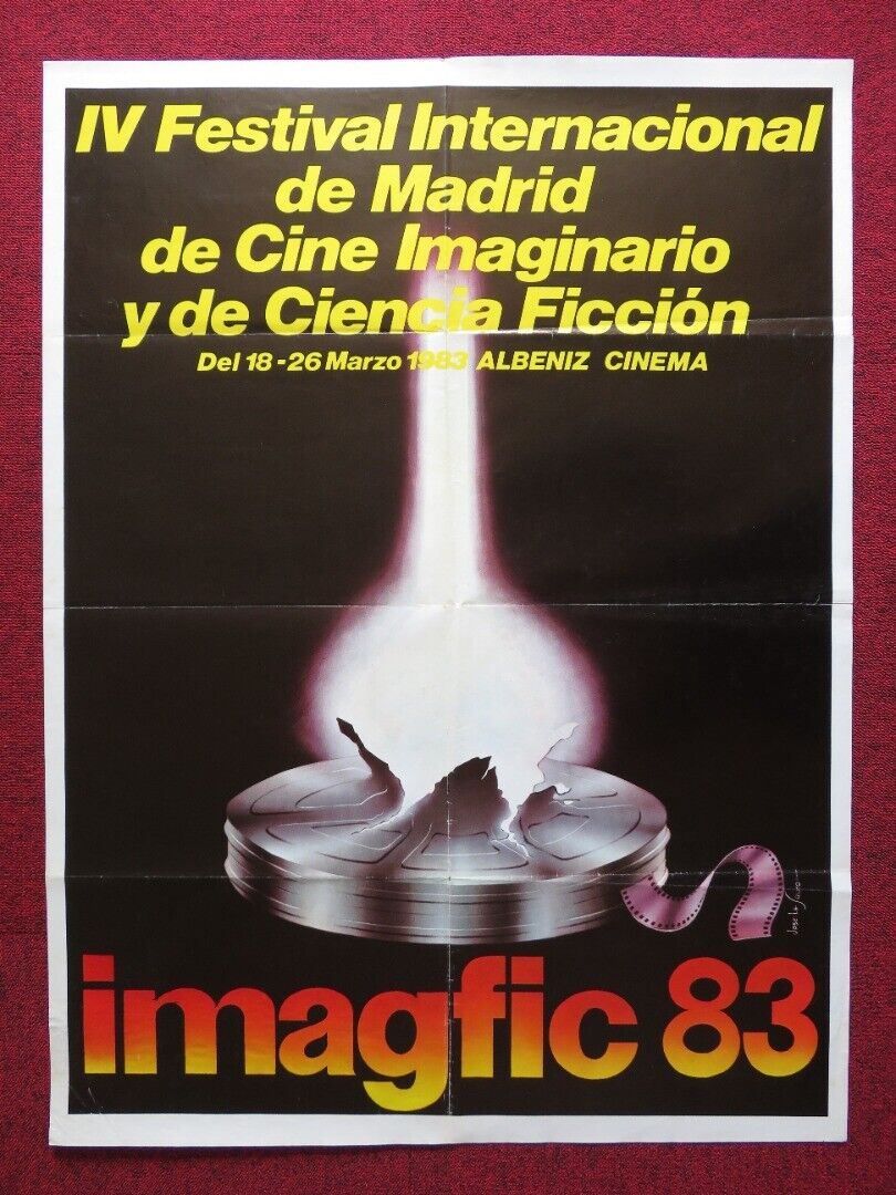 IMAGFIC 83 FILM FESTIVAL SPANISH ROLLED POSTER SPANISH FILM FESTIVAL 1983 Rendezvous Cinema Movie posters