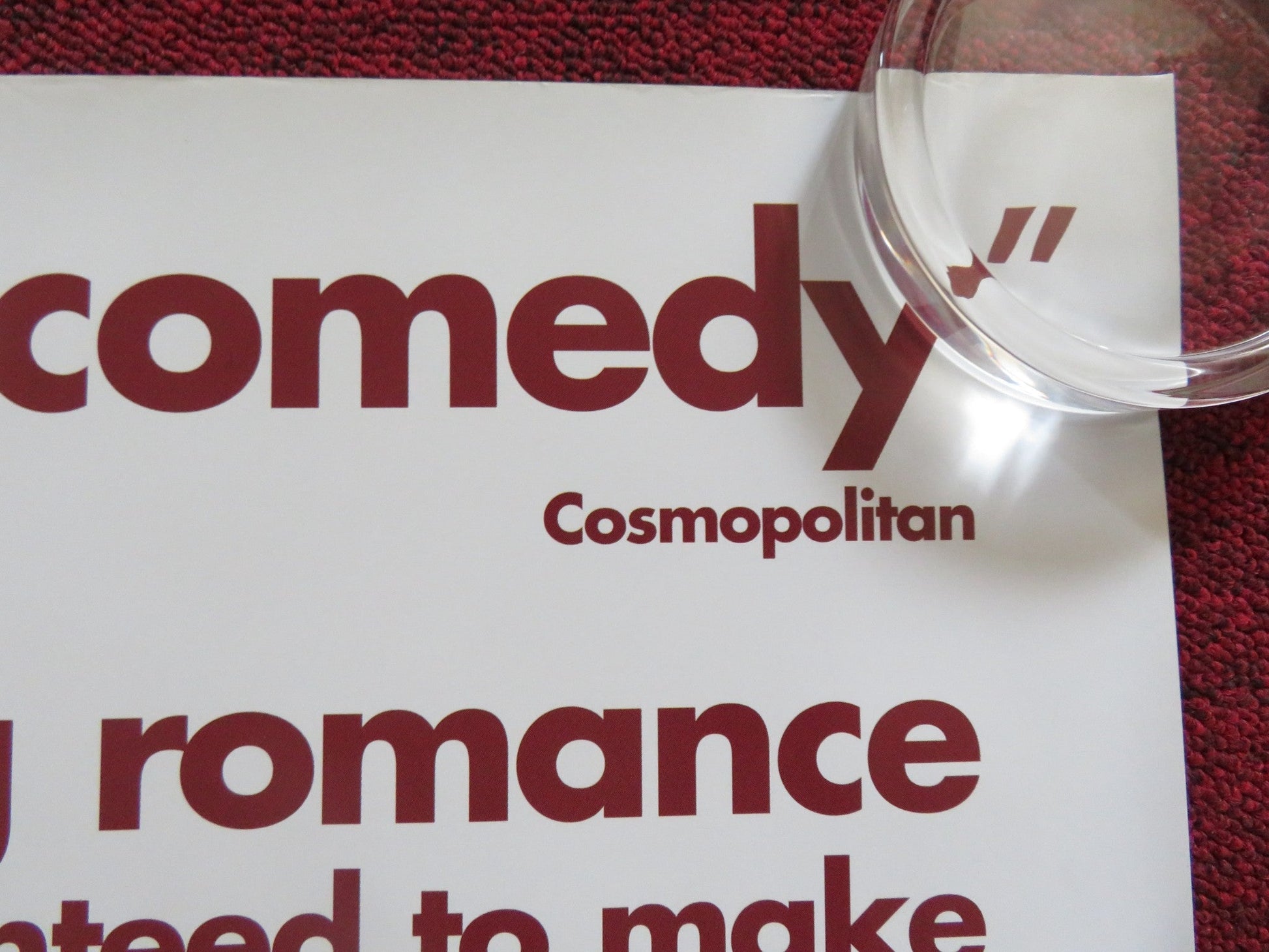 IMAGINE ME & YOU UK QUAD (30"x 40") ROLLED POSTER LENA HEADEY PIPER PERABO 2005 Rendezvous Cinema Movie posters