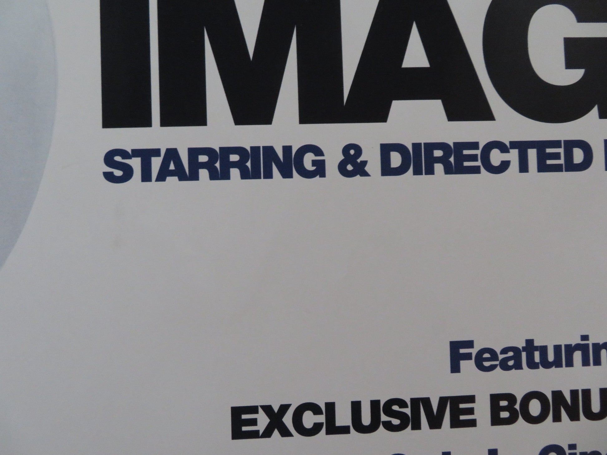 IMAGINE UK QUAD (30"x 40") ROLLED POSTER JOHN LENNON YOKO ONO 2018 REMASTERED Rendezvous Cinema Movie posters