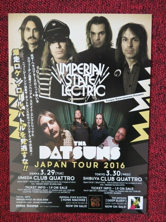 IMERIAL STATE ELECTRIC / THE DATSUNS - JAPAN TOUR JAPANESE MUSIC TOUR GIG POSTER Movie posters