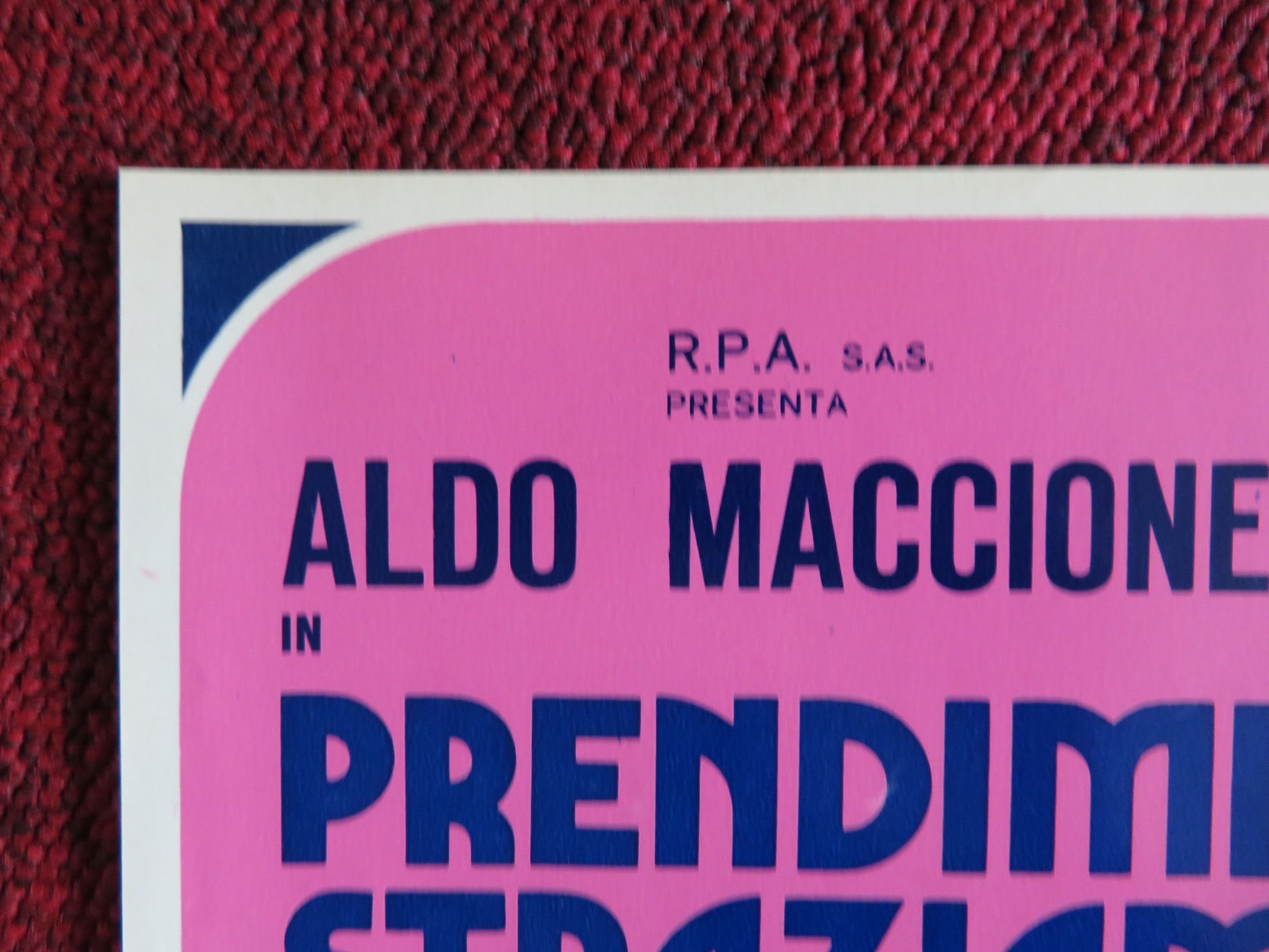 PRENDIMI STRAZIAMI CHE BRUCIO DI PASSIONE - E ITALIAN FOTOBUSTA POSTER 1975 - Rendezvous Cinema