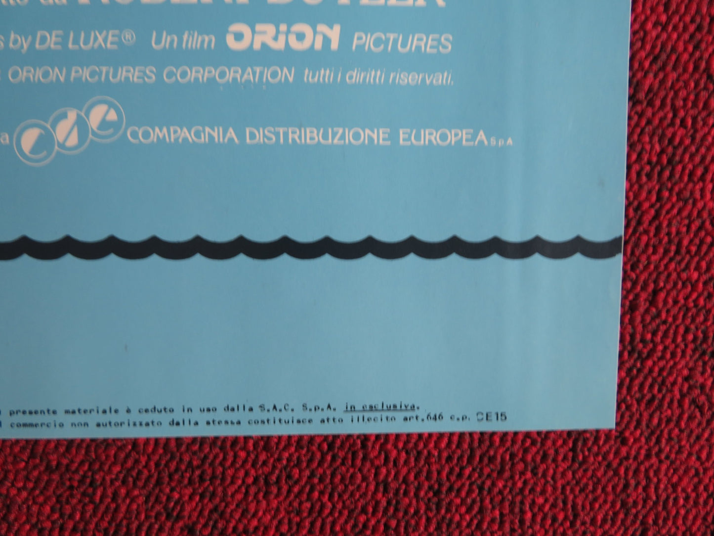 UP THE CREEK - A ITALIAN FOTOBUSTA POSTER TIM MATHESON JENNIFER RUNYON 1984 - Rendezvous Cinema