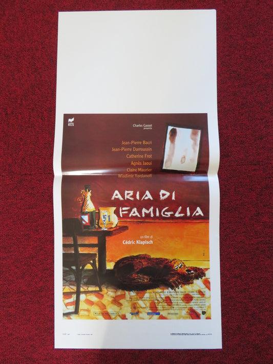 ARIA DI FAMIGLIA ITALIAN LOCANDINA POSTER JEAN-PIERRE BACRI J. P. DARROUSS 1996 - Rendezvous Cinema