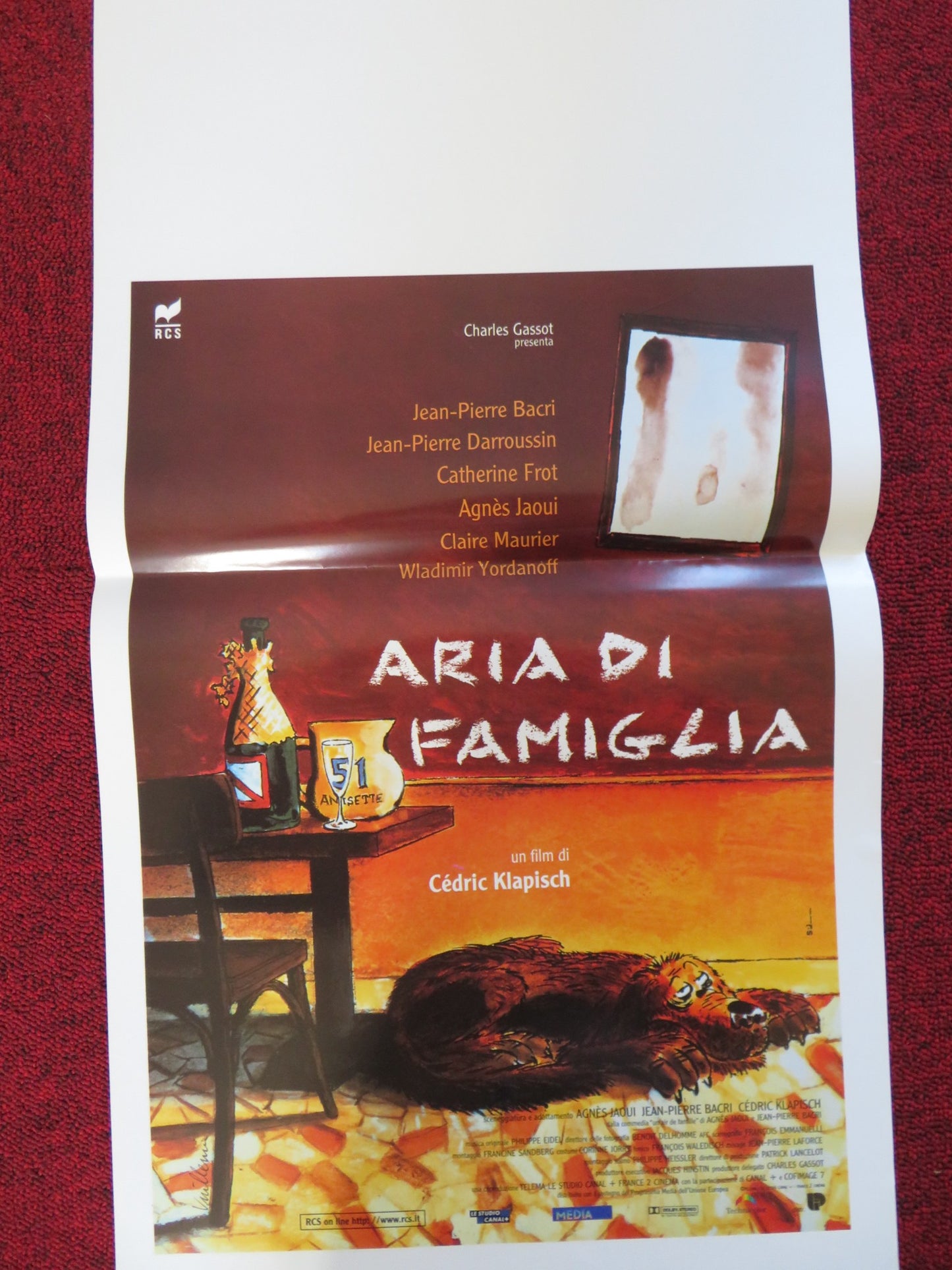 ARIA DI FAMIGLIA ITALIAN LOCANDINA POSTER JEAN-PIERRE BACRI J. P. DARROUSS 1996 - Rendezvous Cinema