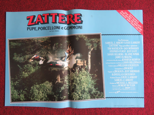 UP THE CREEK - C ITALIAN FOTOBUSTA POSTER TIM MATHESON JENNIFER RUNYON 1984 - Rendezvous Cinema