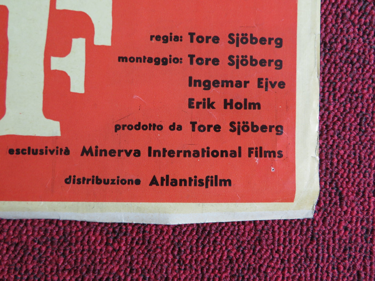 MEIN KAMPF ITALIAN FOTOBUSTA POSTER ERWIN LEISER TORE SJOBERG 1960 - Rendezvous Cinema