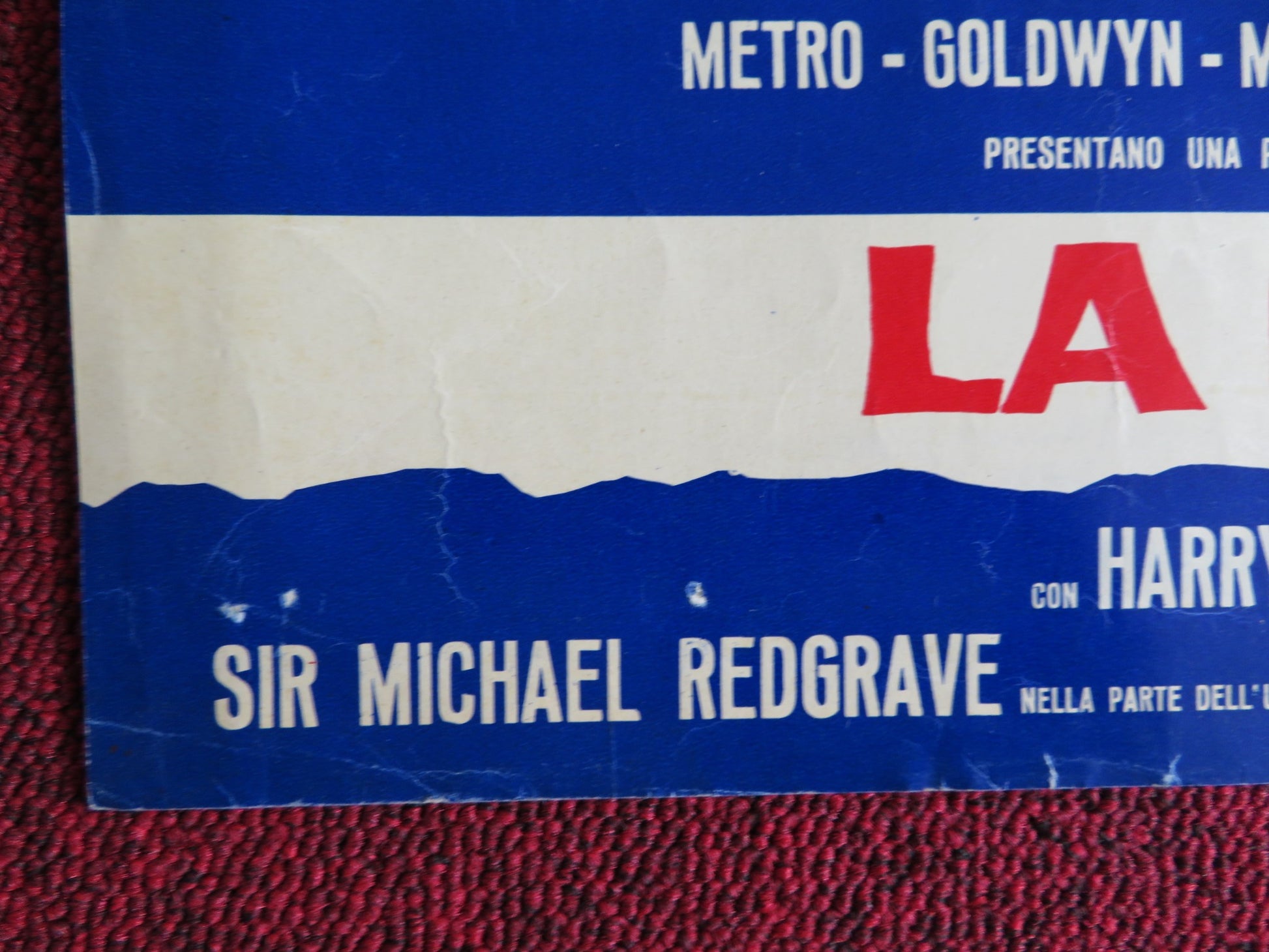 THE HILL ITALIAN FOTOBUSTA POSTER SEAN CONNERY HARRY ANDREWS 1965 - Rendezvous Cinema