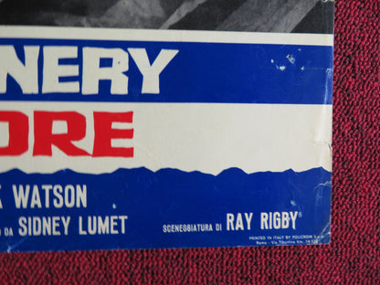 THE HILL ITALIAN FOTOBUSTA POSTER SEAN CONNERY HARRY ANDREWS 1965 - Rendezvous Cinema