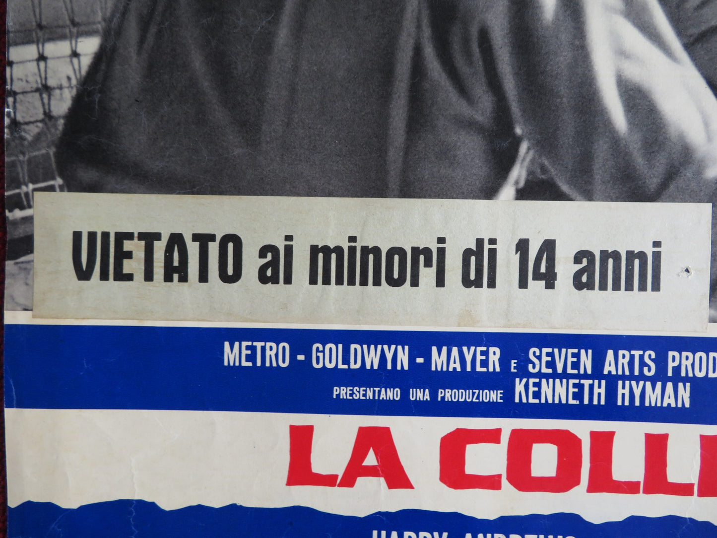 THE HILL ITALIAN FOTOBUSTA POSTER SEAN CONNERY HARRY ANDREWS 1965 - Rendezvous Cinema