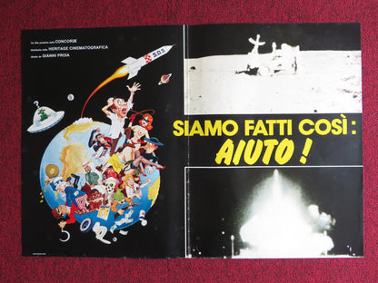 SIAMO FATTI COSI: AIUTO! - C ITALIAN FOTOBUSTA POSTER SANDRO GHIANI 1980 - Rendezvous Cinema