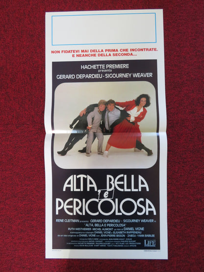 ALTA BELLA E PERICOLOSA ITALIAN LOCANDINA POSTER GERARD DEPARDIEU S. WEAVER 1988 - Rendezvous Cinema