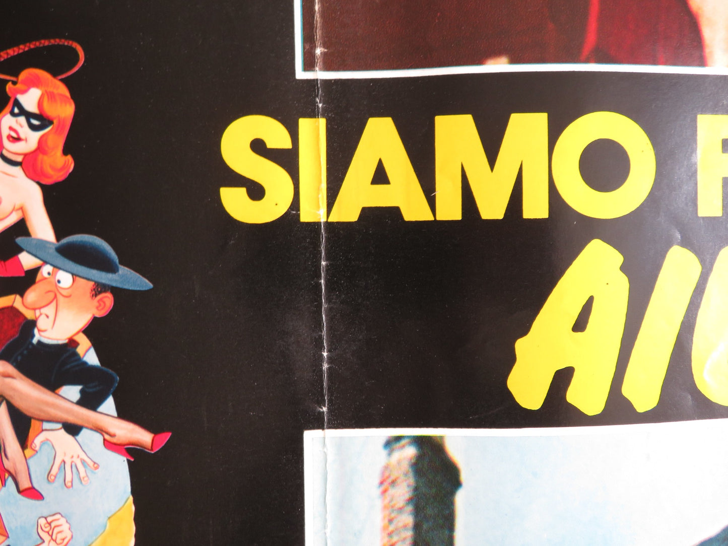 SIAMO FATTI COSI: AIUTO! - D ITALIAN FOTOBUSTA POSTER MAX TURILLI 1980 - Rendezvous Cinema