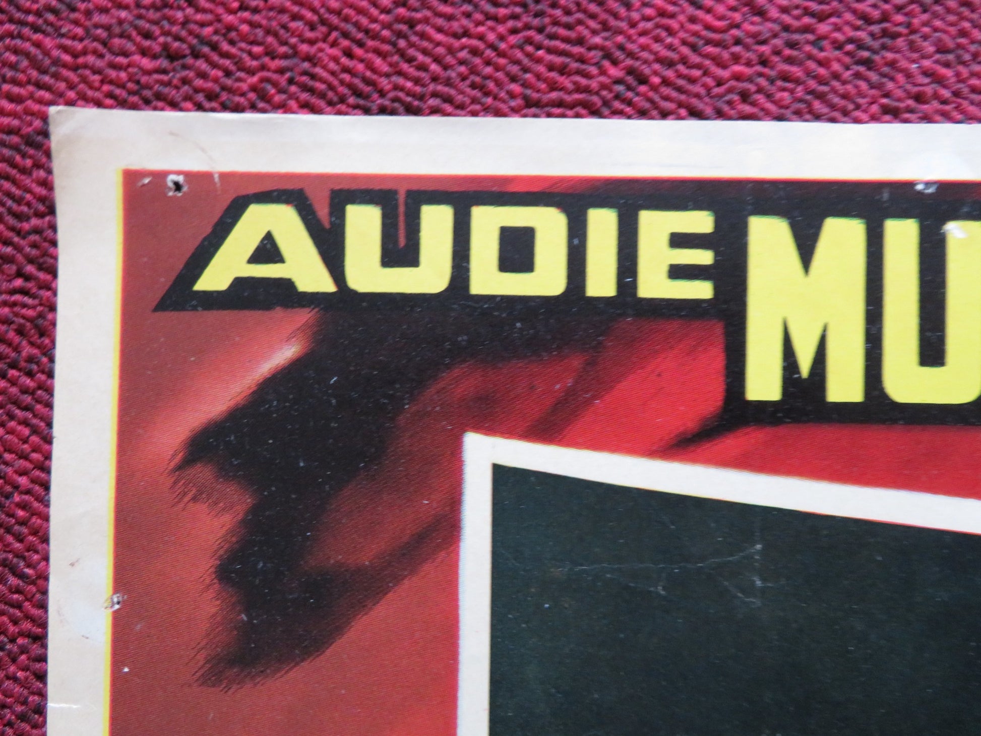 ALL' INFERNO E RITORNO / TO HELL AND BACK - A ITALIAN FOTOBUSTA POSTER 1955 - Rendezvous Cinema