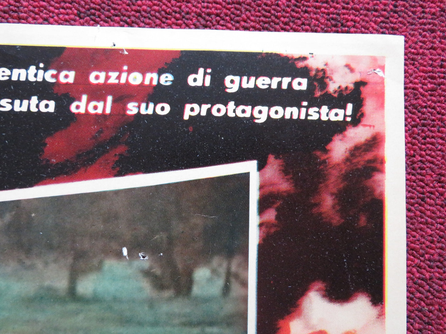 ALL' INFERNO E RITORNO / TO HELL AND BACK - A ITALIAN FOTOBUSTA POSTER 1955 - Rendezvous Cinema