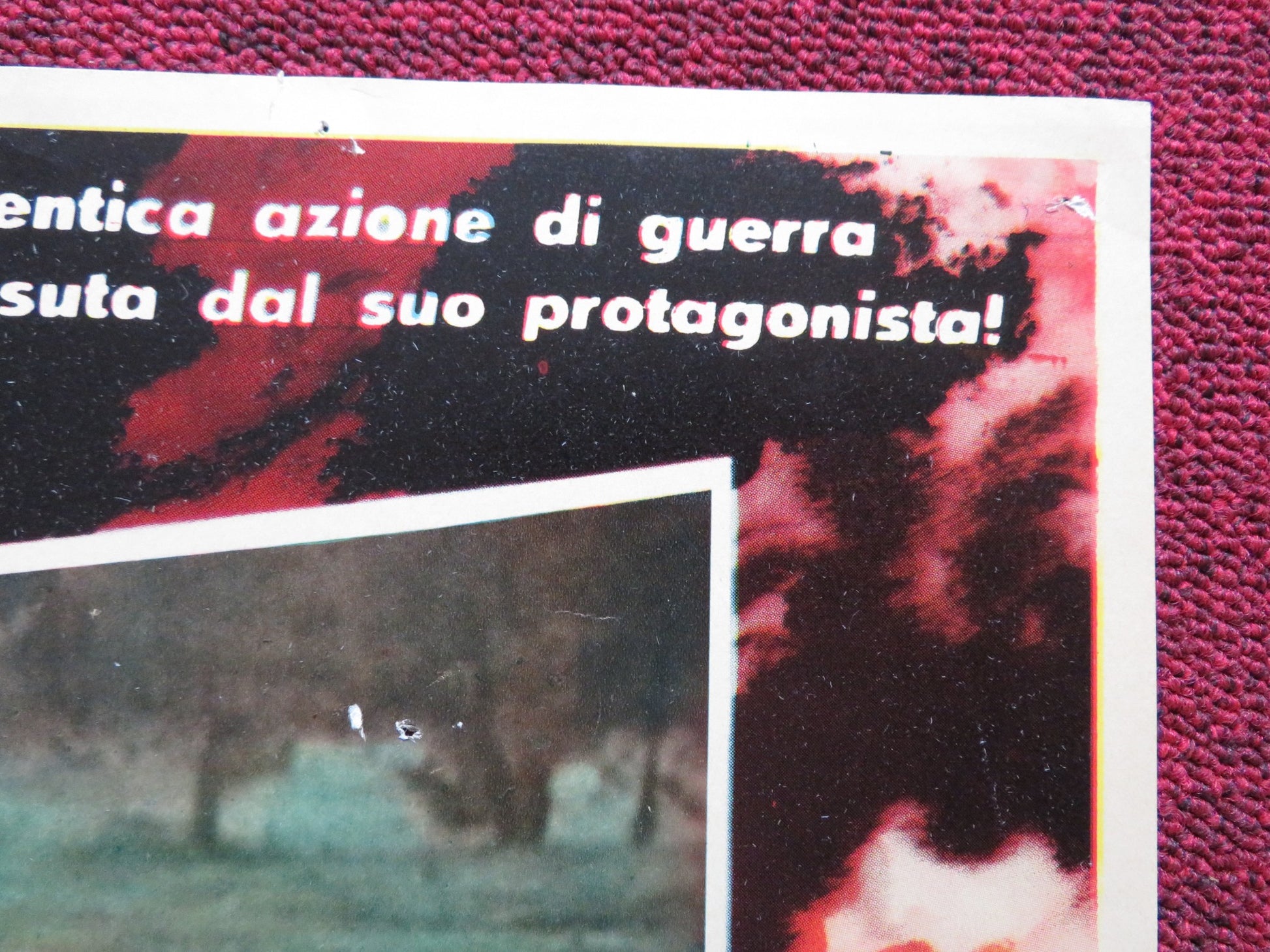 ALL' INFERNO E RITORNO / TO HELL AND BACK - A ITALIAN FOTOBUSTA POSTER 1955 - Rendezvous Cinema