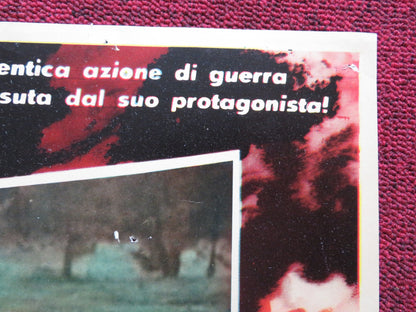 ALL' INFERNO E RITORNO / TO HELL AND BACK - A ITALIAN FOTOBUSTA POSTER 1955 - Rendezvous Cinema