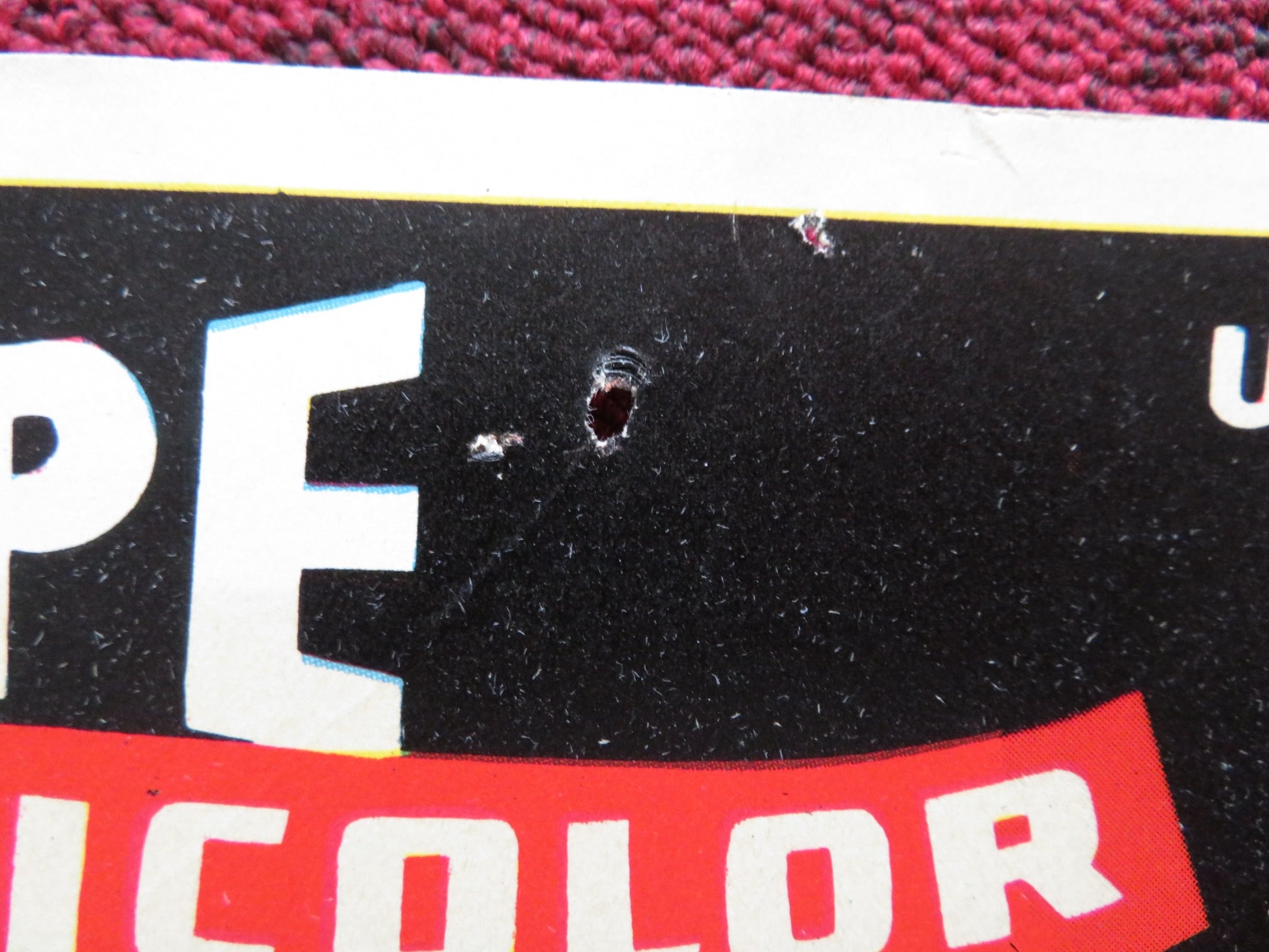 ALL' INFERNO E RITORNO / TO HELL AND BACK - A ITALIAN FOTOBUSTA POSTER 1955 - Rendezvous Cinema