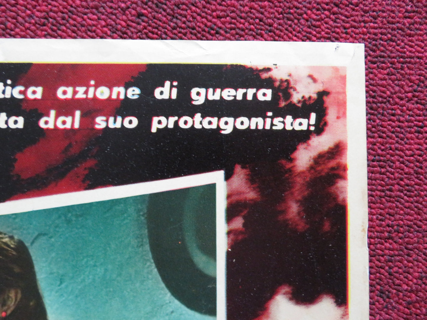 ALL' INFERNO E RITORNO / TO HELL AND BACK - C ITALIAN FOTOBUSTA POSTER 1955 - Rendezvous Cinema