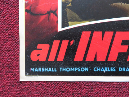 ALL' INFERNO E RITORNO / TO HELL AND BACK - C ITALIAN FOTOBUSTA POSTER 1955 - Rendezvous Cinema