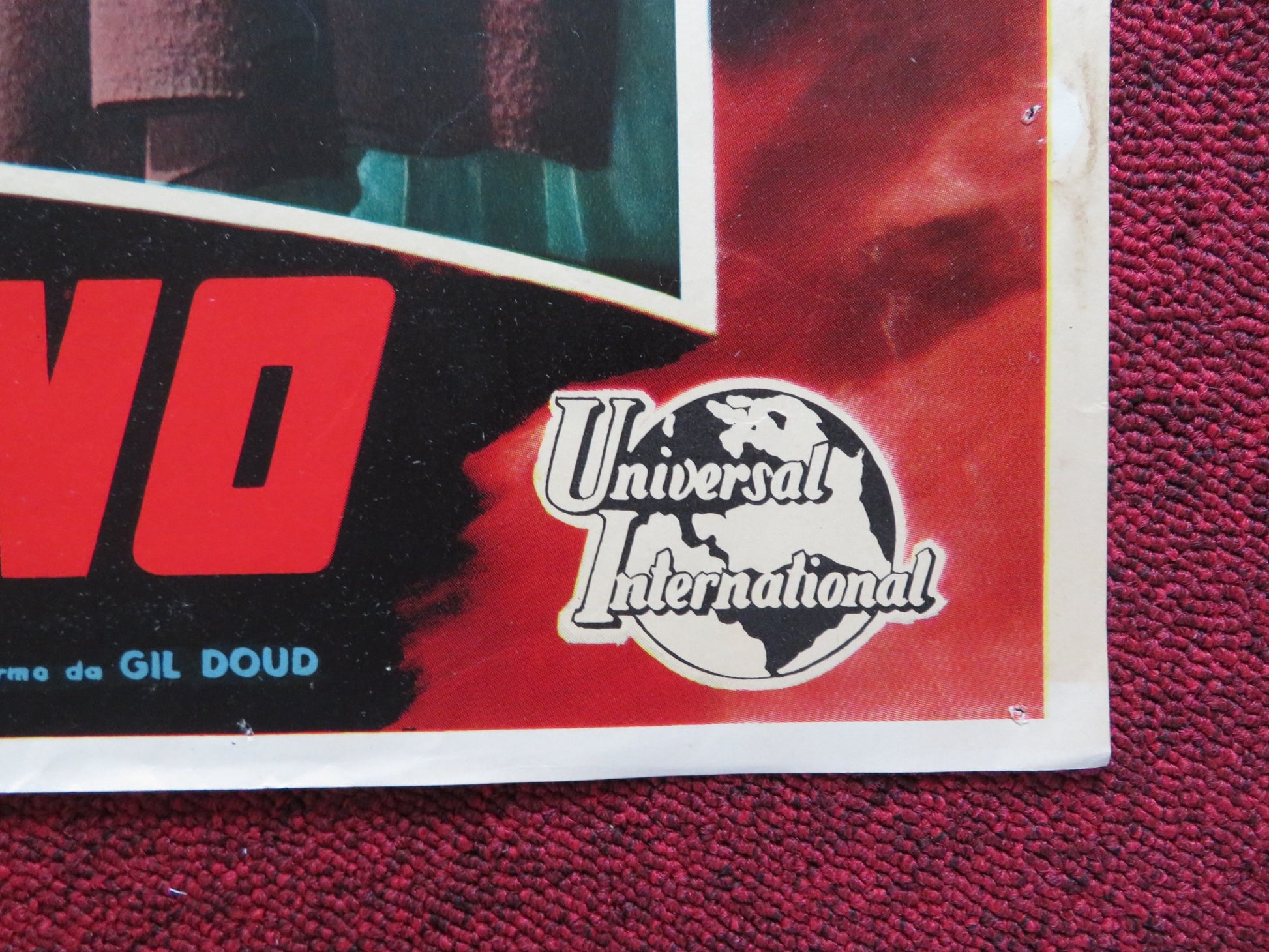 ALL' INFERNO E RITORNO / TO HELL AND BACK - C ITALIAN FOTOBUSTA POSTER 1955 - Rendezvous Cinema