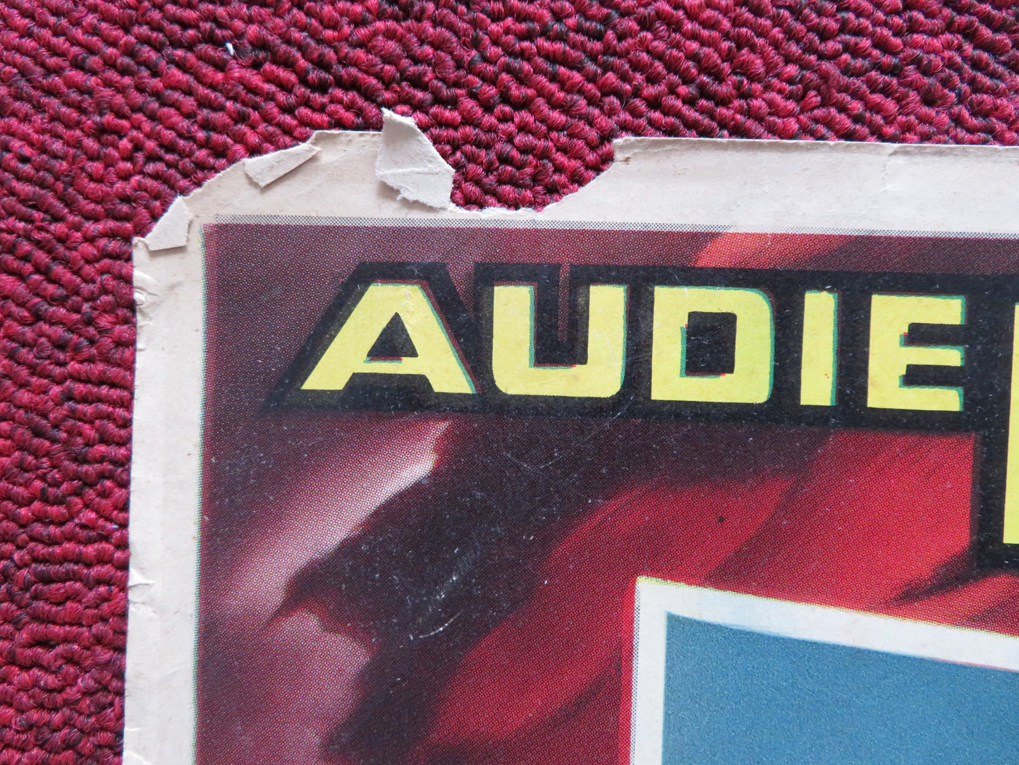 ALL' INFERNO E RITORNO / TO HELL AND BACK - D ITALIAN FOTOBUSTA POSTER 1955 - Rendezvous Cinema