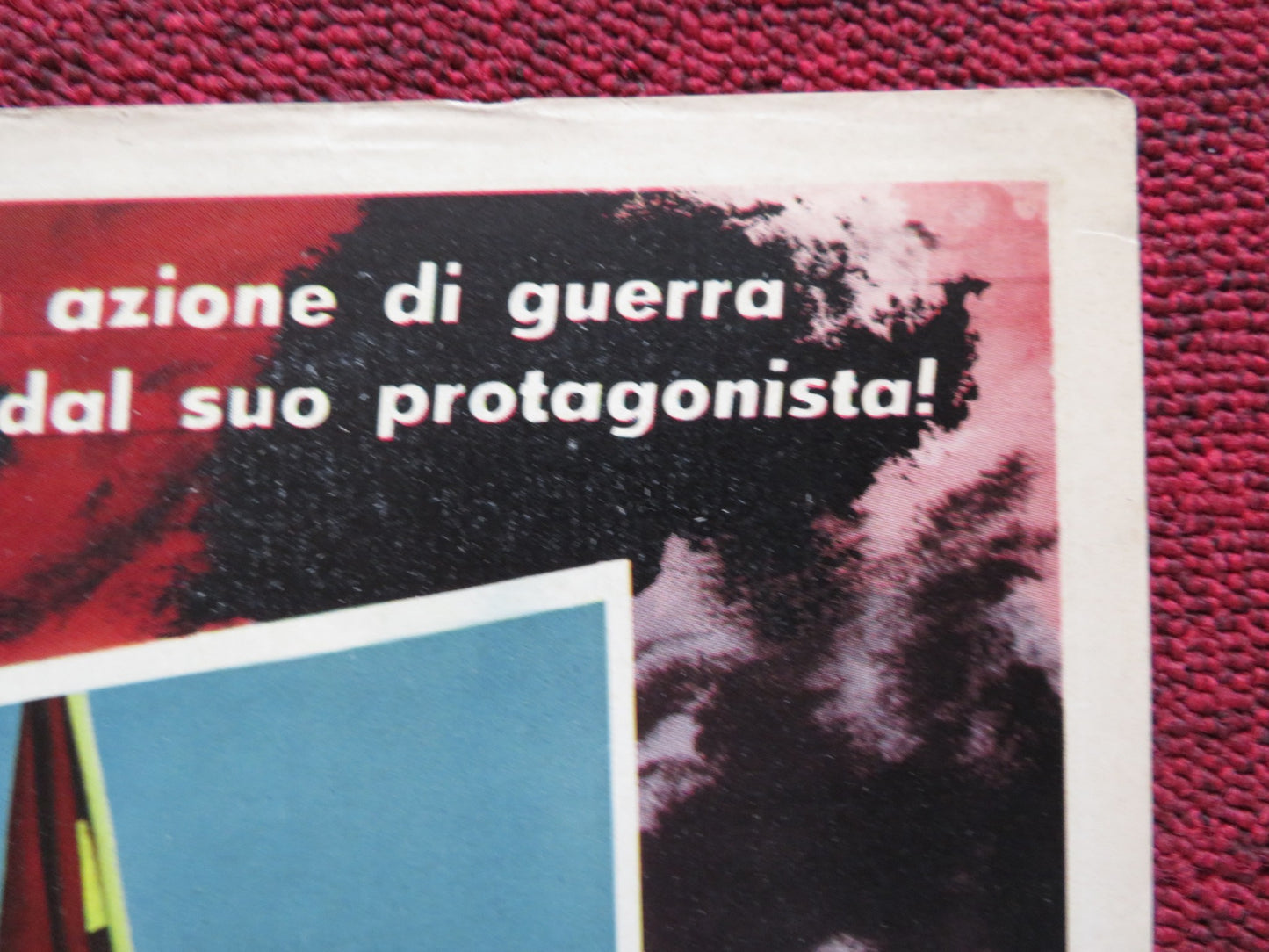 ALL' INFERNO E RITORNO / TO HELL AND BACK - D ITALIAN FOTOBUSTA POSTER 1955 - Rendezvous Cinema