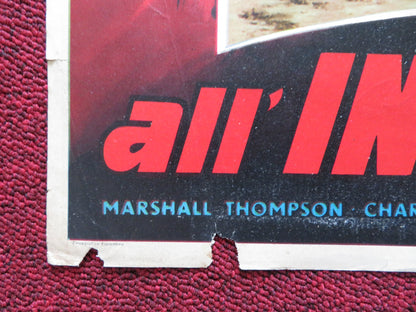 ALL' INFERNO E RITORNO / TO HELL AND BACK - D ITALIAN FOTOBUSTA POSTER 1955 - Rendezvous Cinema