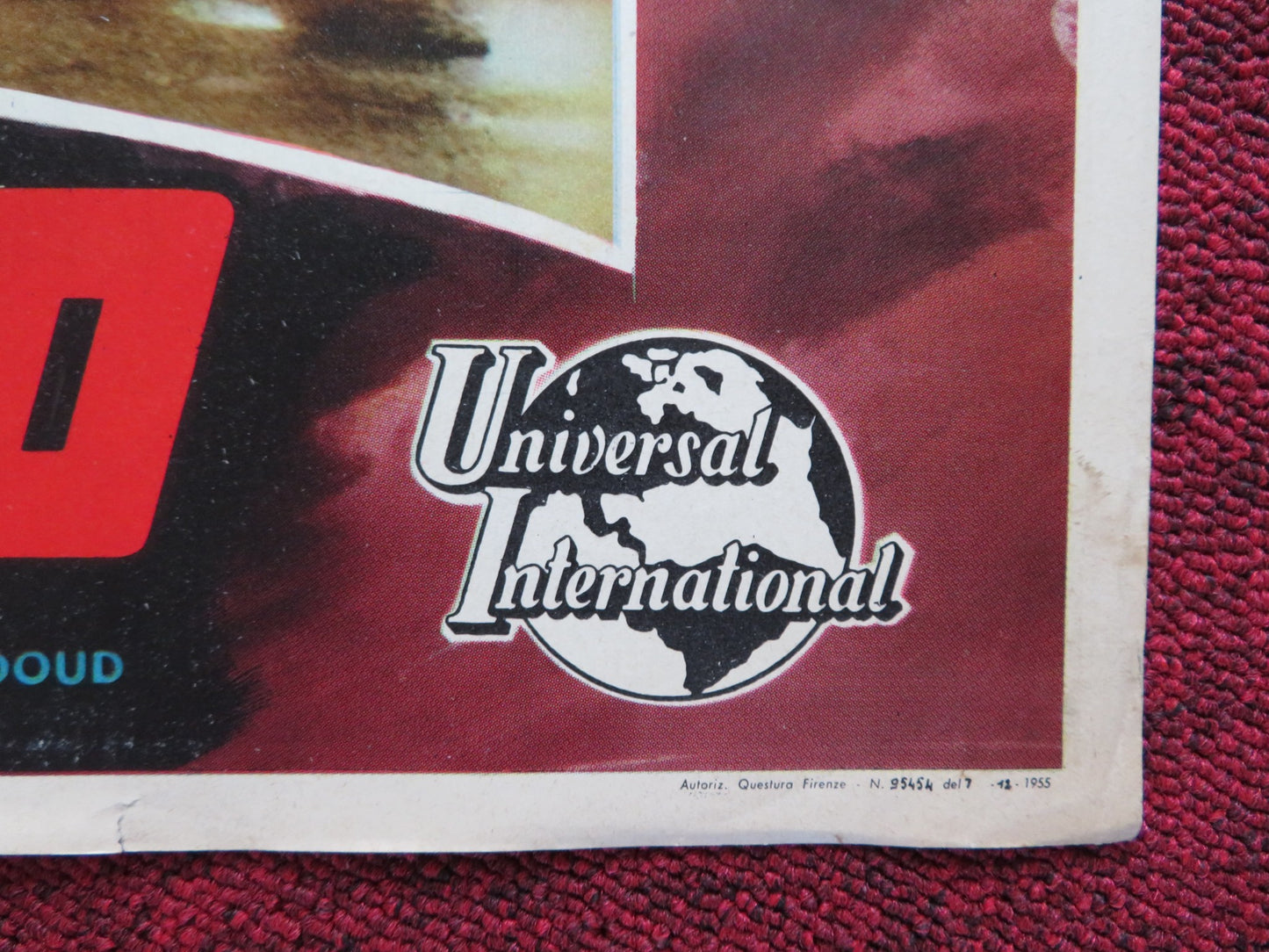 ALL' INFERNO E RITORNO / TO HELL AND BACK - D ITALIAN FOTOBUSTA POSTER 1955 - Rendezvous Cinema