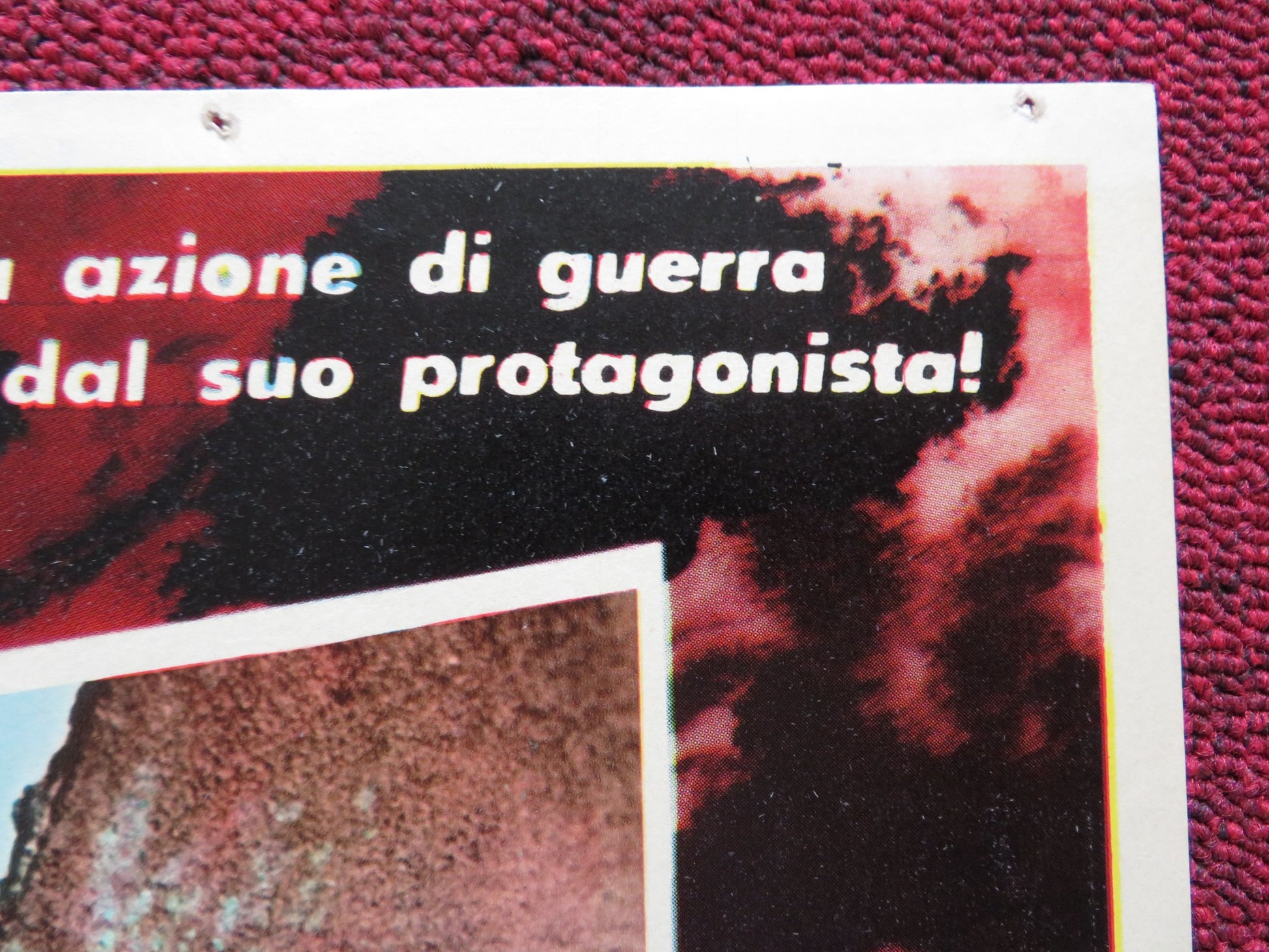 ALL' INFERNO E RITORNO / TO HELL AND BACK - E ITALIAN FOTOBUSTA POSTER 1955 - Rendezvous Cinema