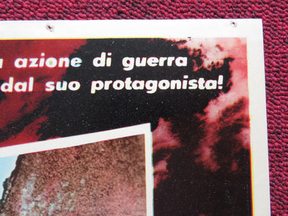 ALL' INFERNO E RITORNO / TO HELL AND BACK - E ITALIAN FOTOBUSTA POSTER 1955 - Rendezvous Cinema