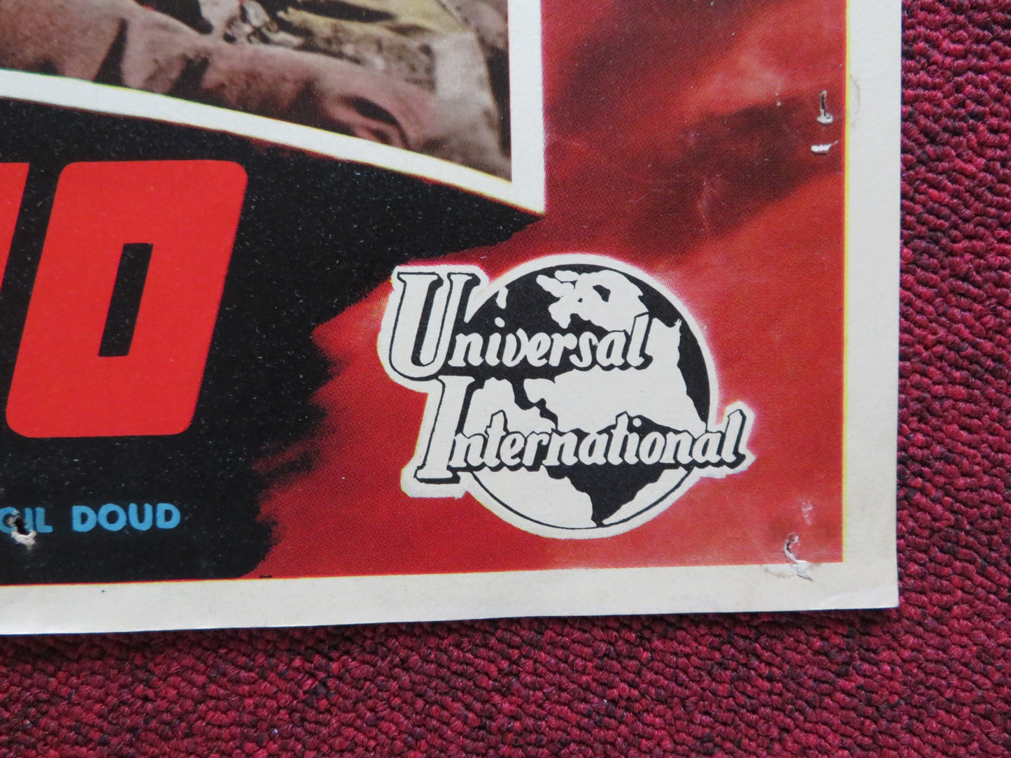 ALL' INFERNO E RITORNO / TO HELL AND BACK - E ITALIAN FOTOBUSTA POSTER 1955 - Rendezvous Cinema