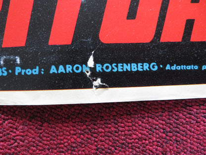 ALL' INFERNO E RITORNO / TO HELL AND BACK - E ITALIAN FOTOBUSTA POSTER 1955 - Rendezvous Cinema