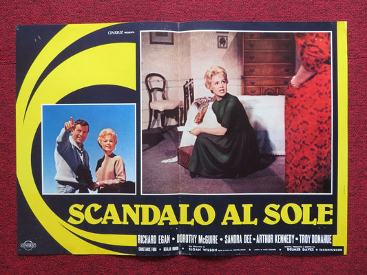 SCANDALO AL SOLE / A SUMMER PLACE - A ITALIAN FOTOBUSTA POSTER R EGAN 1959 - Rendezvous Cinema