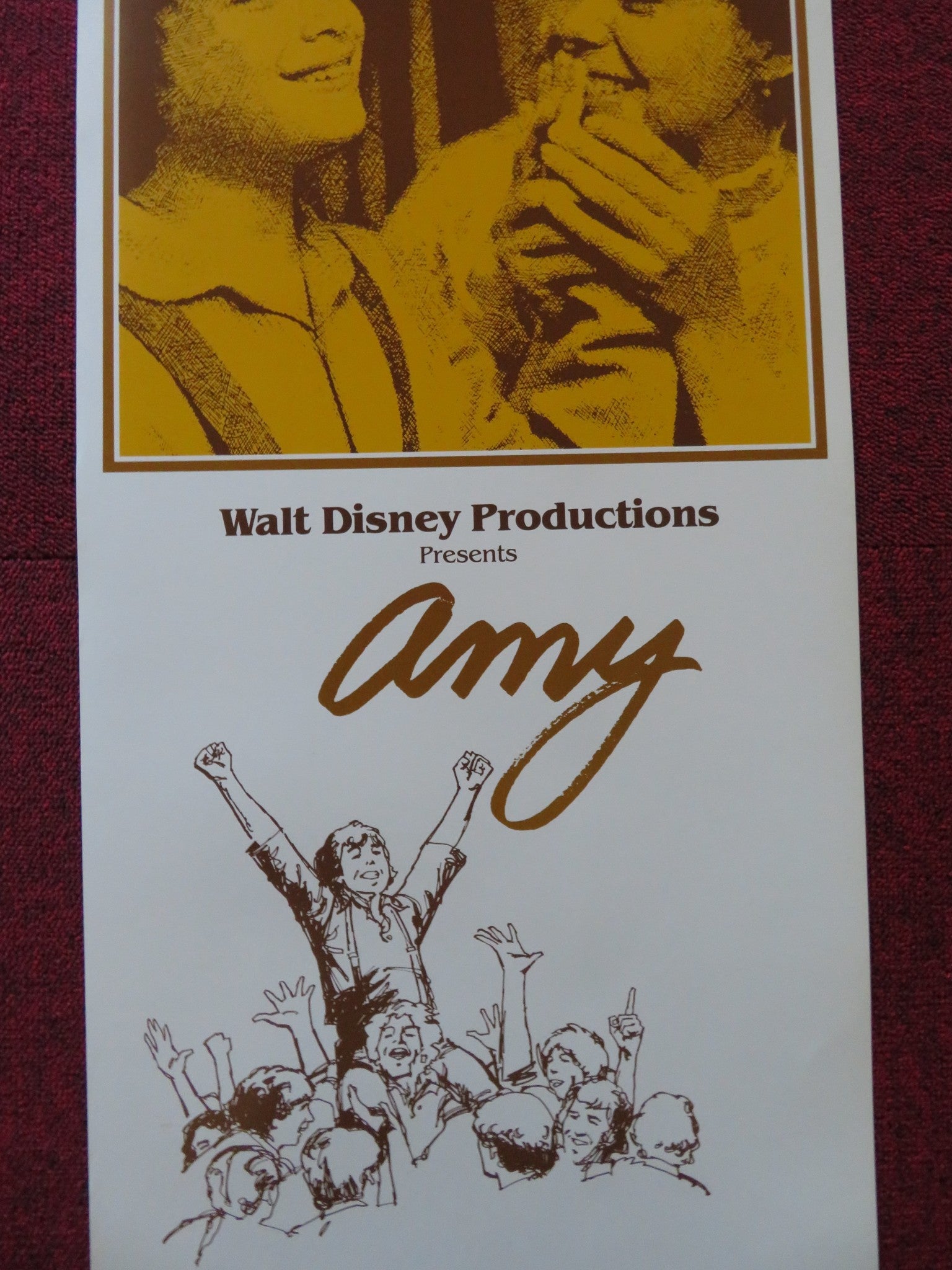 AMY US INSERT (14"x 36") POSTER DISNEY JENNY AGUTTER BARRY NEWMAN 1981 - Rendezvous Cinema
