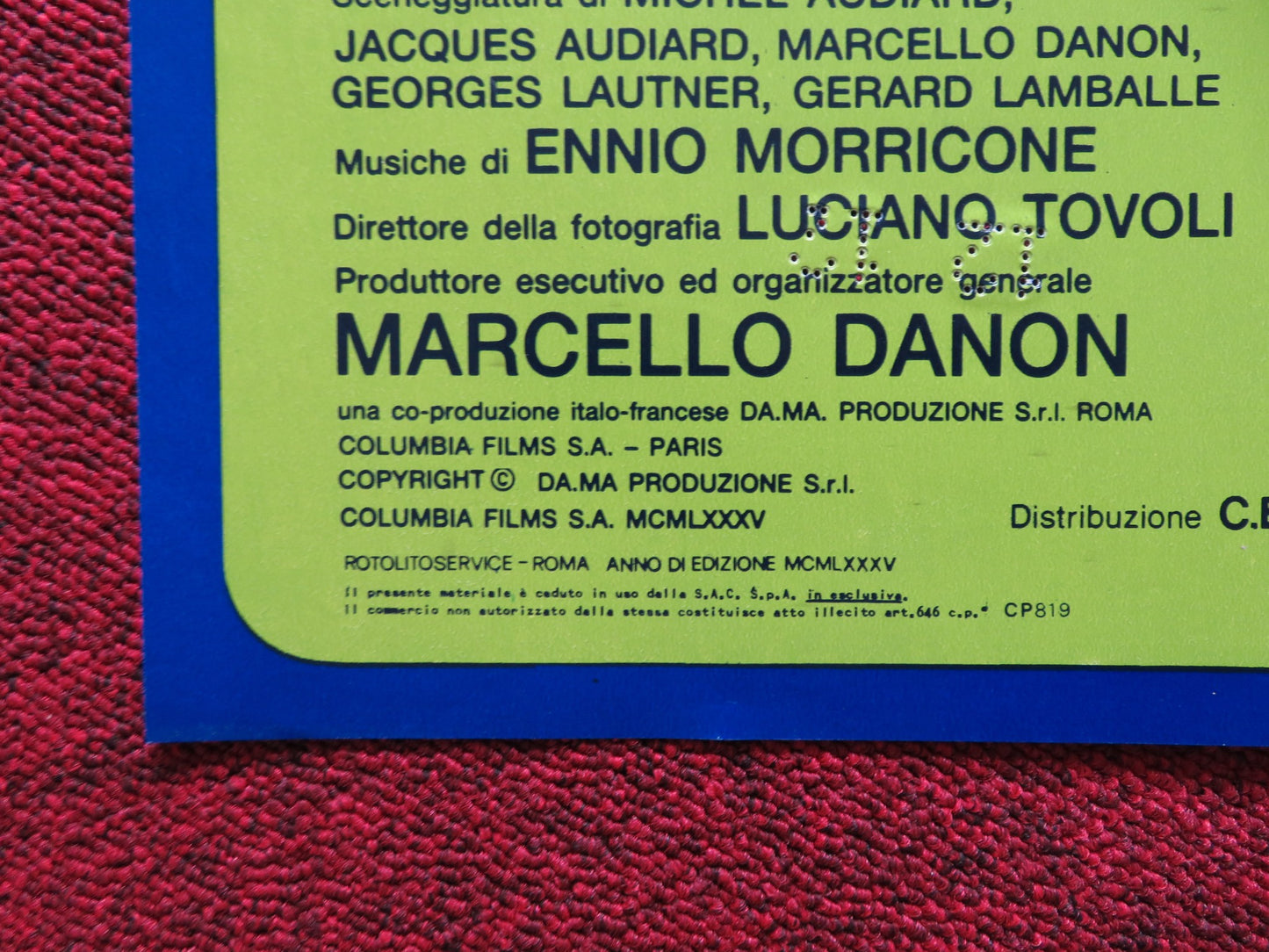 LA CAGE AUX FOLLES 3: THE WEDDING - D ITALIAN FOTOBUSTA POSTER SERRAULT 1985 - Rendezvous Cinema