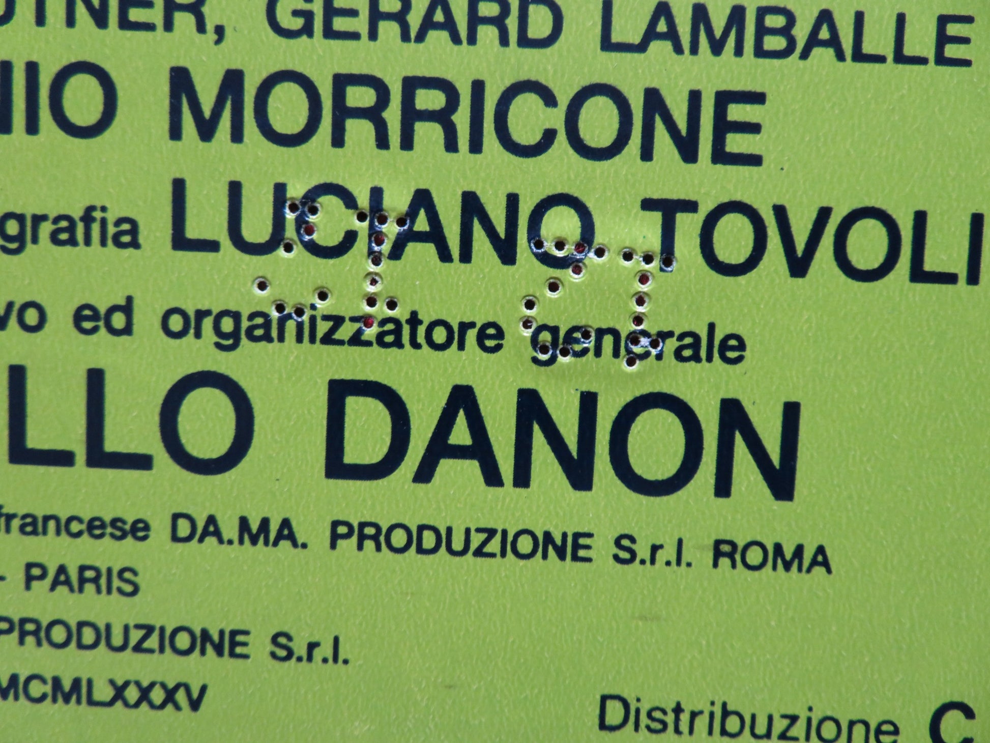 LA CAGE AUX FOLLES 3: THE WEDDING - D ITALIAN FOTOBUSTA POSTER SERRAULT 1985 - Rendezvous Cinema