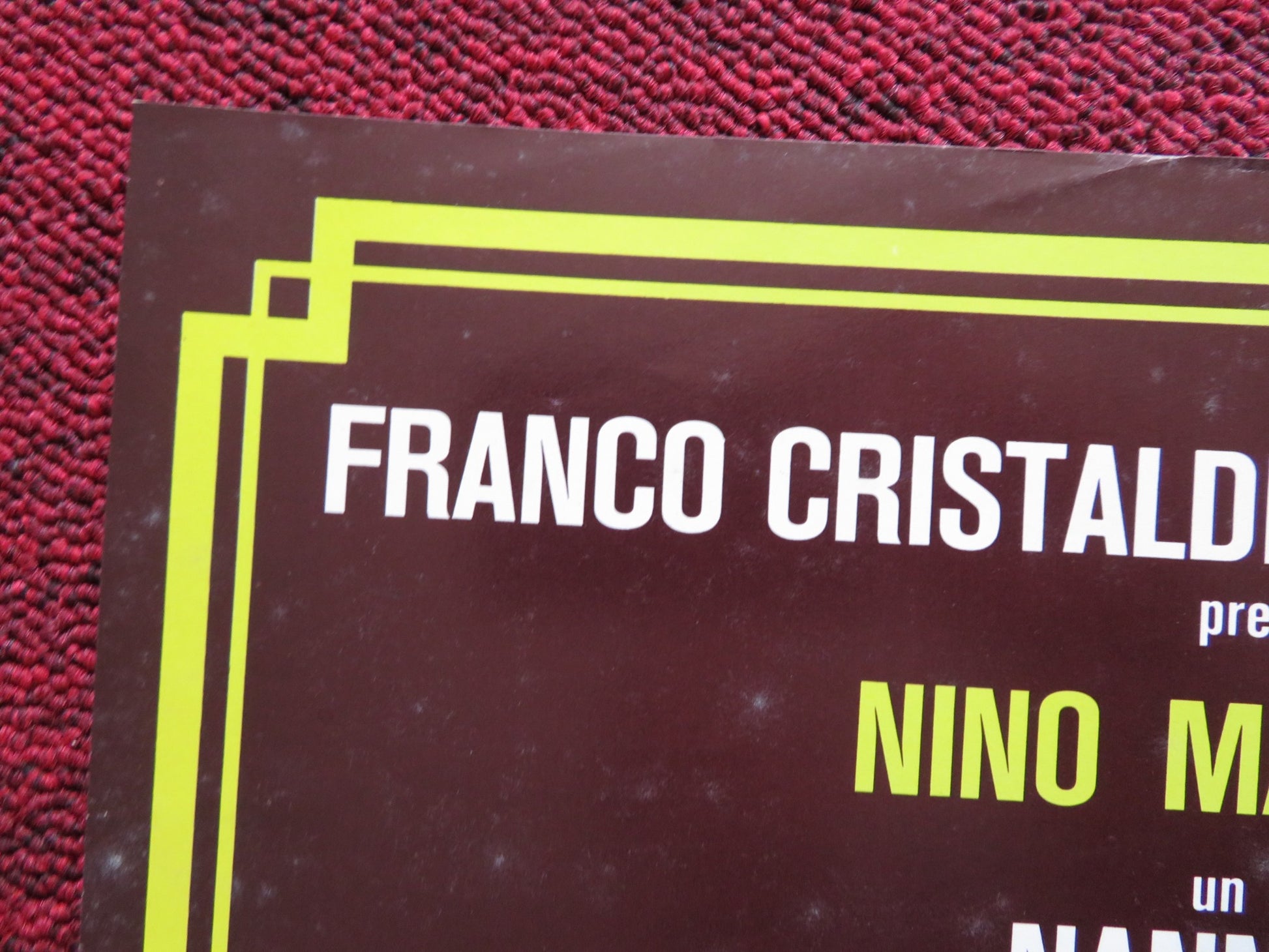 CAFE' EXPRESS -B ITALIAN FOTOBUSTA POSTER NINO MANFREDI ADOLPHO CELI 1980 - Rendezvous Cinema