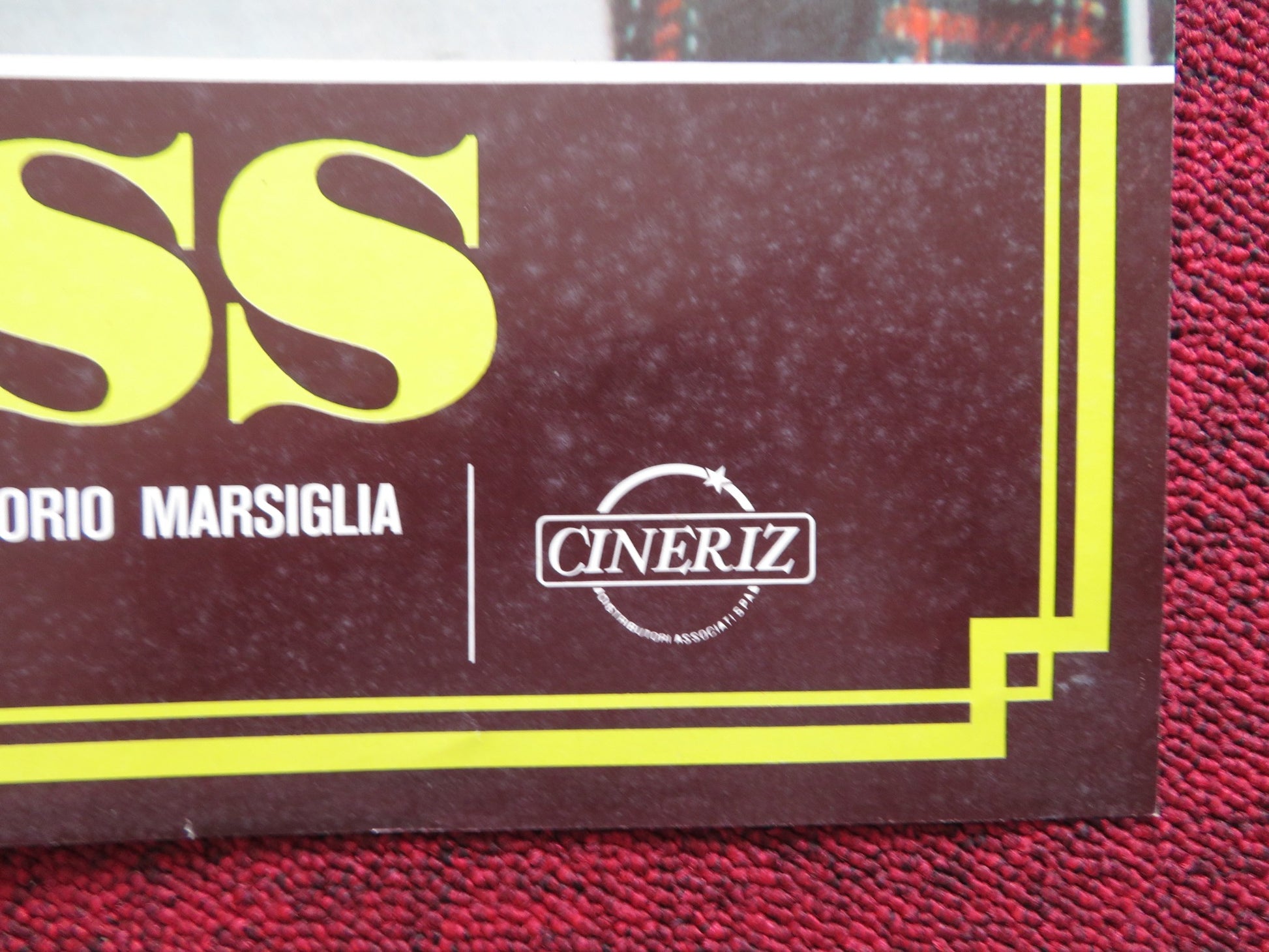 CAFE' EXPRESS -B ITALIAN FOTOBUSTA POSTER NINO MANFREDI ADOLPHO CELI 1980 - Rendezvous Cinema