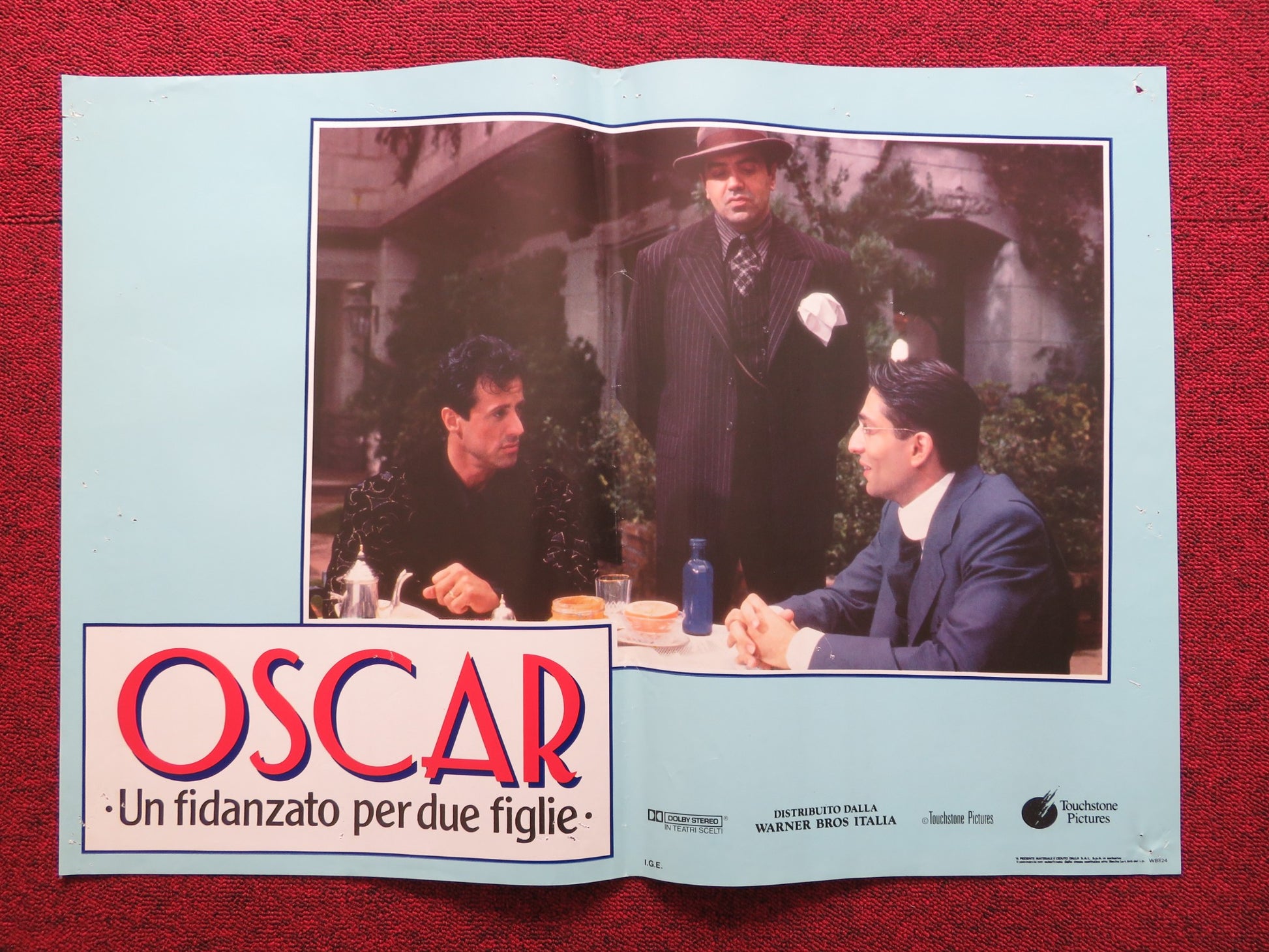 OSCAR - B ITALIAN FOTOBUSTA POSTER SYLVESTER STALLONE JOHN LANDIS 1991 - Rendezvous Cinema