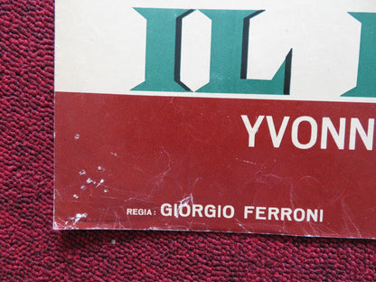 IL LEONE DI TEBE - A ITALIAN FOTOBUSTA POSTER MARK FOREST YVONNE FURNEAUX 1964 - Rendezvous Cinema