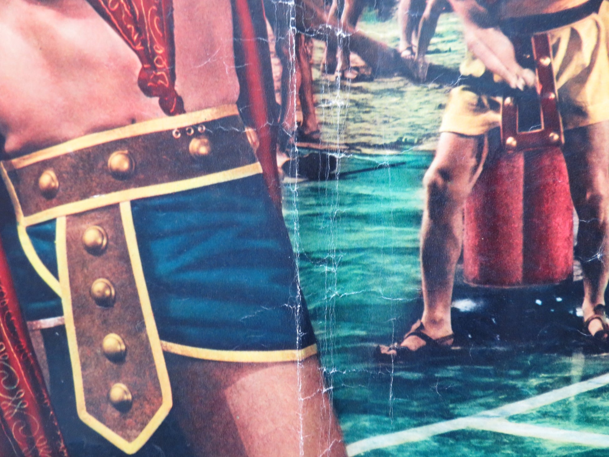 IL LEONE DI TEBE - B ITALIAN FOTOBUSTA POSTER MARK FOREST YVONNE FURNEAUX 1964 - Rendezvous Cinema