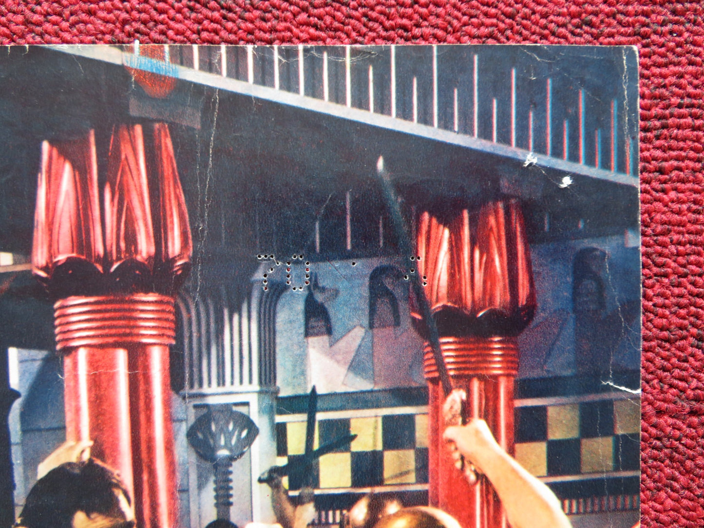 IL LEONE DI TEBE - B ITALIAN FOTOBUSTA POSTER MARK FOREST YVONNE FURNEAUX 1964 - Rendezvous Cinema