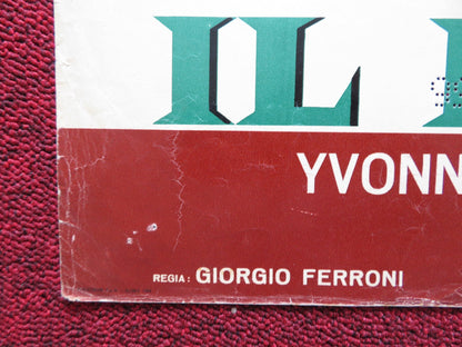 IL LEONE DI TEBE - B ITALIAN FOTOBUSTA POSTER MARK FOREST YVONNE FURNEAUX 1964 - Rendezvous Cinema