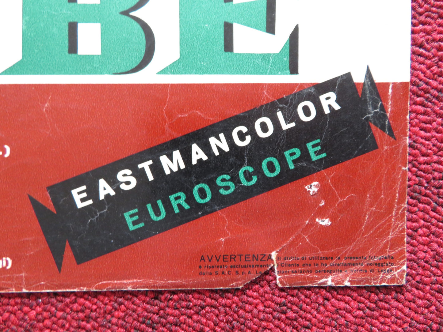 IL LEONE DI TEBE - B ITALIAN FOTOBUSTA POSTER MARK FOREST YVONNE FURNEAUX 1964 - Rendezvous Cinema