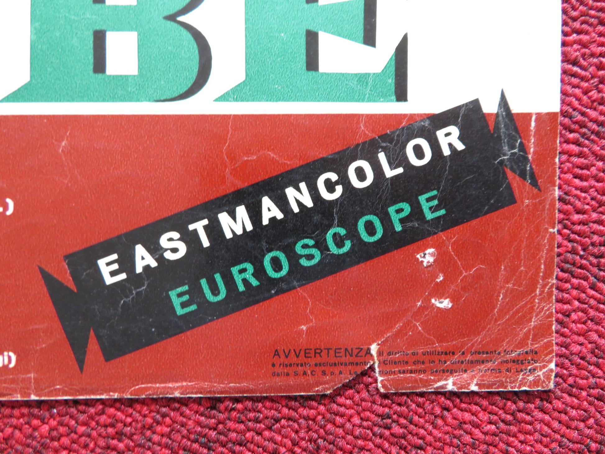 IL LEONE DI TEBE - B ITALIAN FOTOBUSTA POSTER MARK FOREST YVONNE FURNEAUX 1964 - Rendezvous Cinema