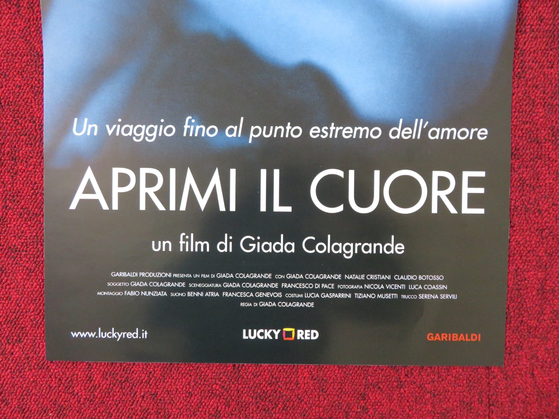 APRIMI IL CUORE ITALIAN LOCANDINA POSTER GIADA COLAGRANDE NATALIE CRISTIANI 2002 - Rendezvous Cinema